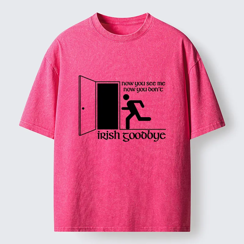 Tokyo-Tiger Irish Goodbye Exit Washed T-Shirt