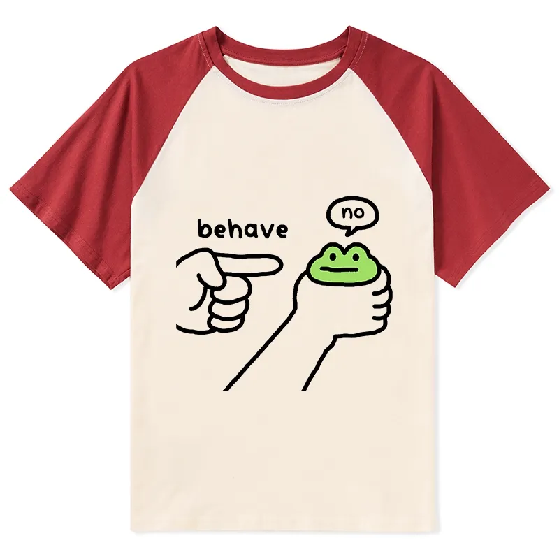 Tokyo-Tiger Dishonest Frog Raglan T-shirt