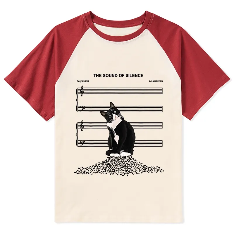 Tokyo-Tiger The Sound Of Silence Raglan T-shirt
