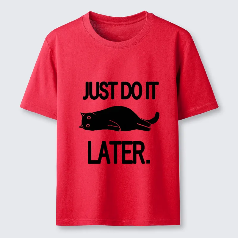 Tokyo-Tiger Just Do It Later Cat Classic T-Shirt