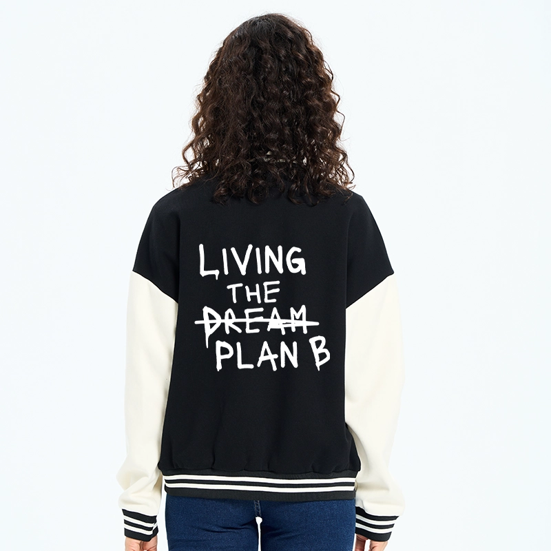 Tokyo-Tiger Implement Plan B Embroidery Varsity Jacket