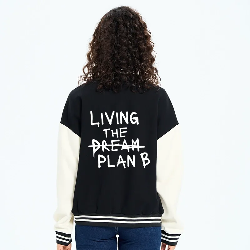 Tokyo-Tiger Implement Plan B Embroidery Varsity Jacket