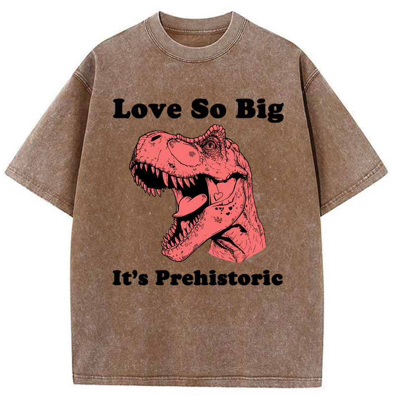 Tokyo-Tiger Prehistoric Love Washed T-Shirt