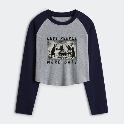 Tokyo-Tiger Cat Sacrifice Ceremony Women's Crop Raglan T-Shirt