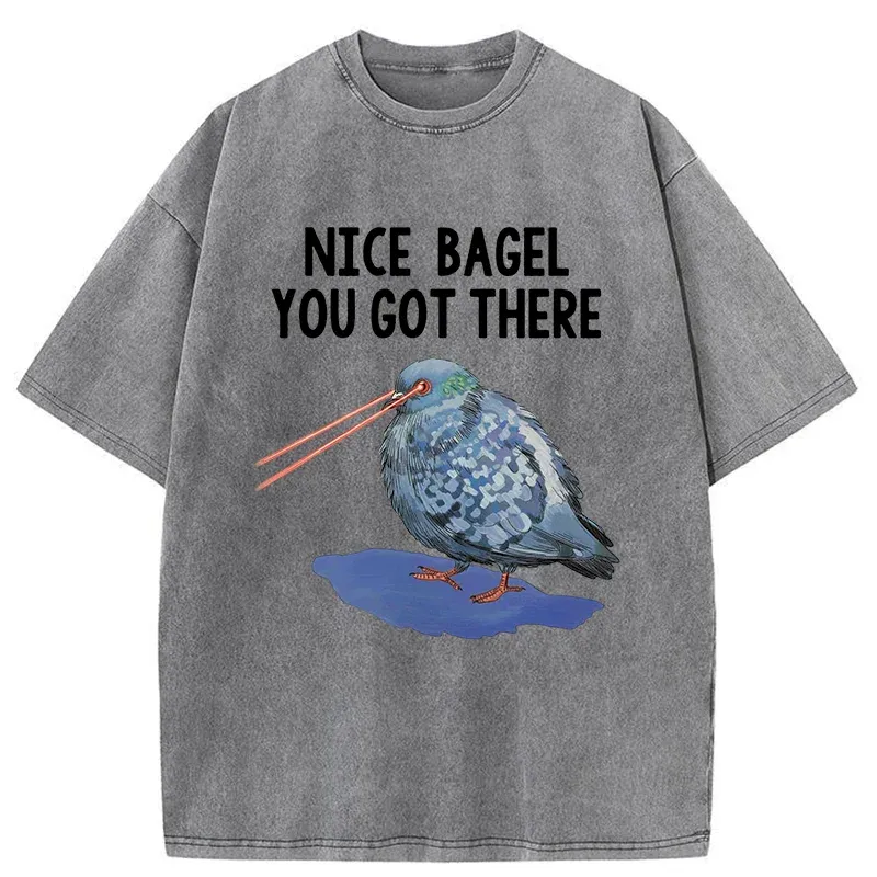 Tokyo-Tiger Laser Pigeon Washed T-Shirt