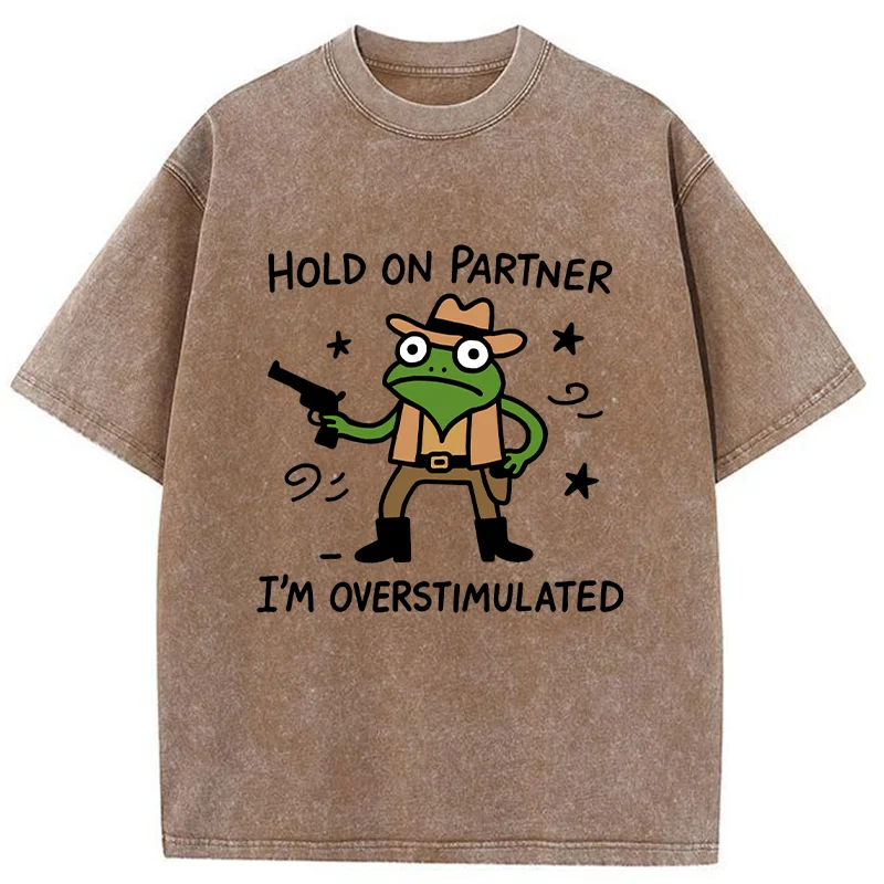 Tokyo-Tiger Overstimulated Frog Washed T-Shirt