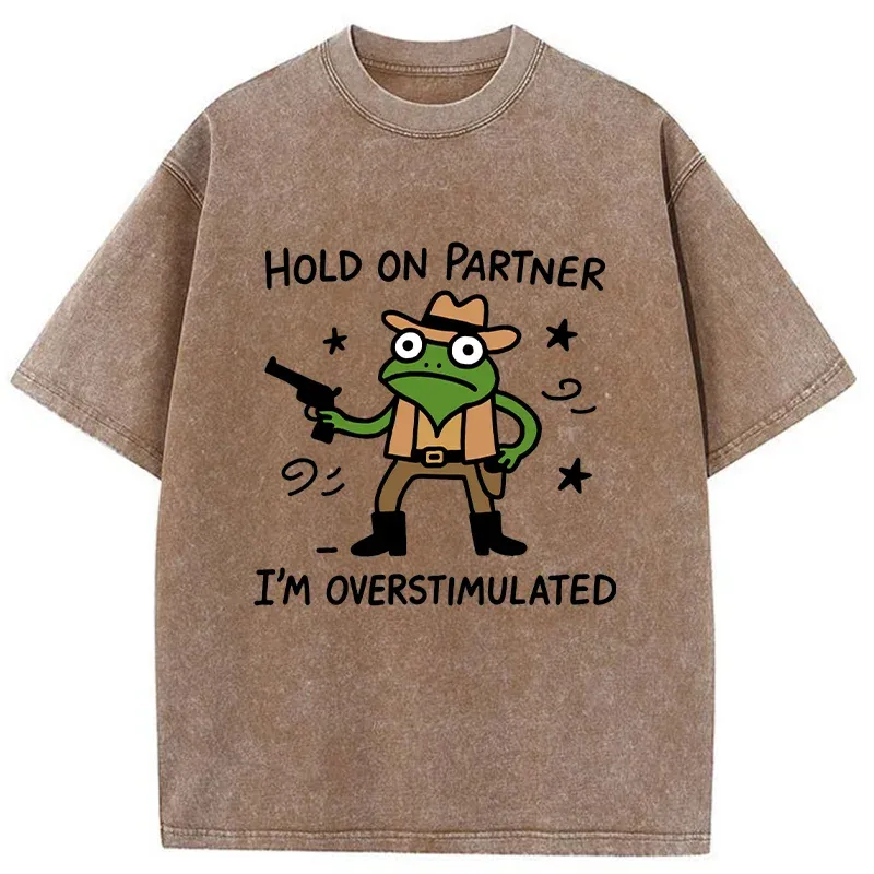 Tokyo-Tiger Overstimulated Frog Washed T-Shirt