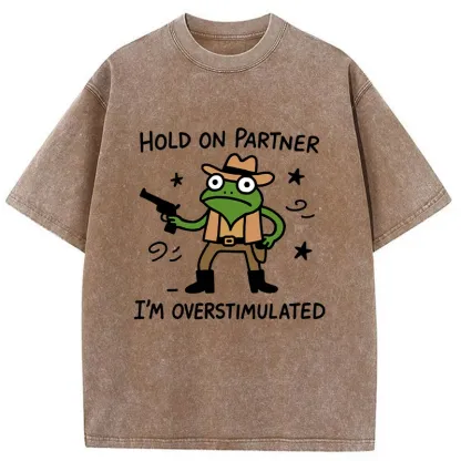 Tokyo-Tiger Overstimulated Frog Washed T-Shirt