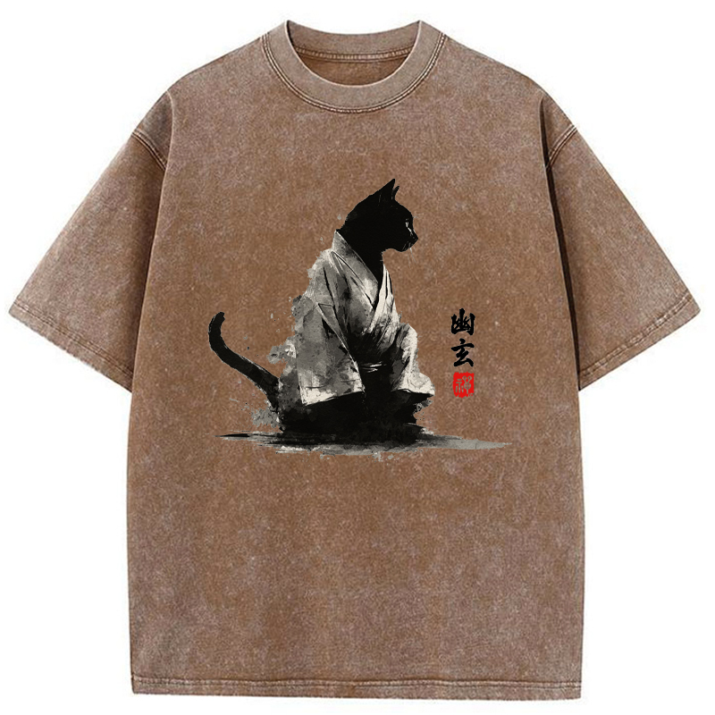 Tokyo-Tiger Depths Of Stillness Washed T-Shirt