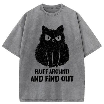 Tokyo-Tiger Consequences Of Fooling Around Washed T-Shirt