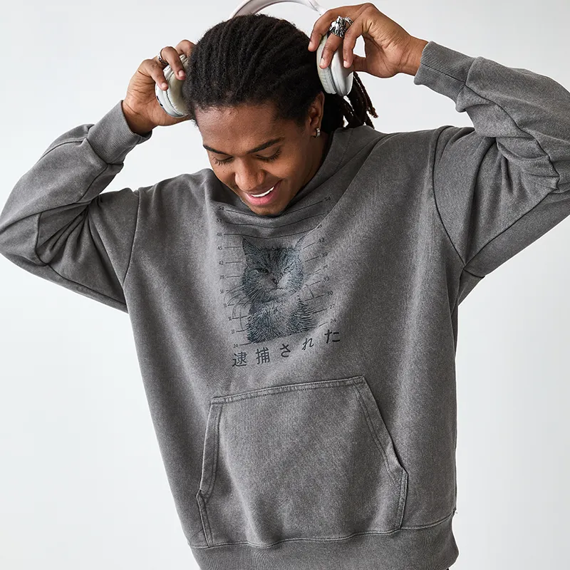 Tokyo-Tiger Cat That Was Arrested Washed Hoodie