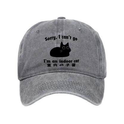 Tokyo-Tiger Indoor Kitten Washed Cap