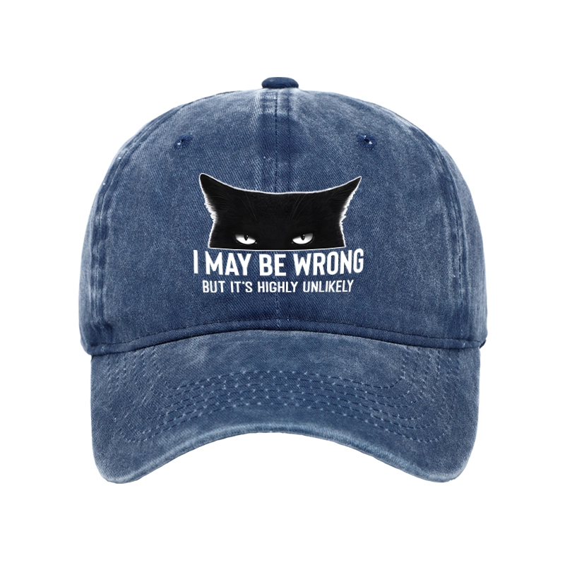 Tokyo-Tiger Cat Can Do No Wrong Washed Cap