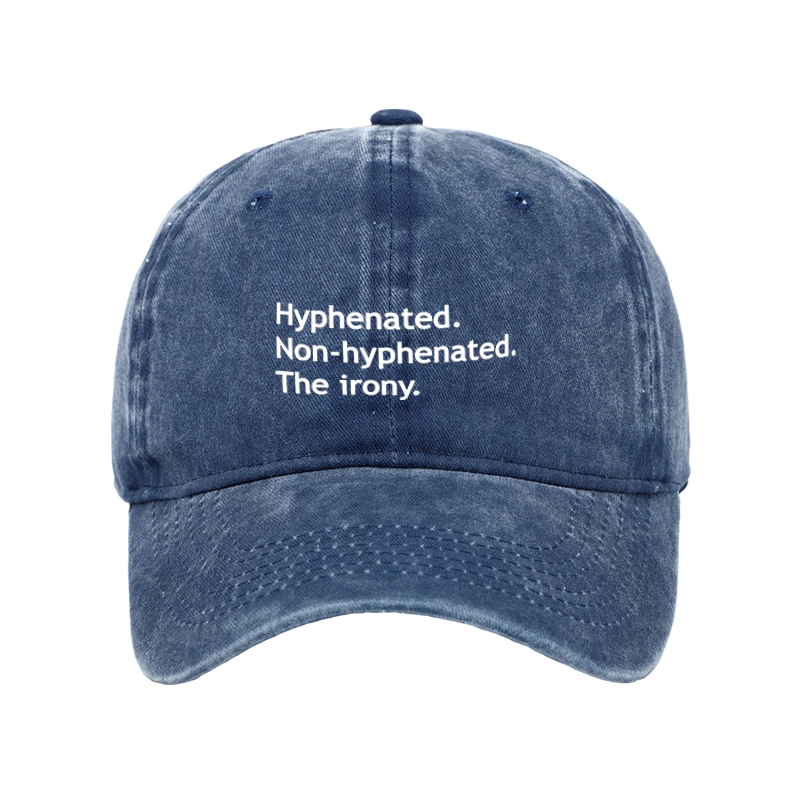 Tokyo-Tiger Hyphenated Funny Washed Cap