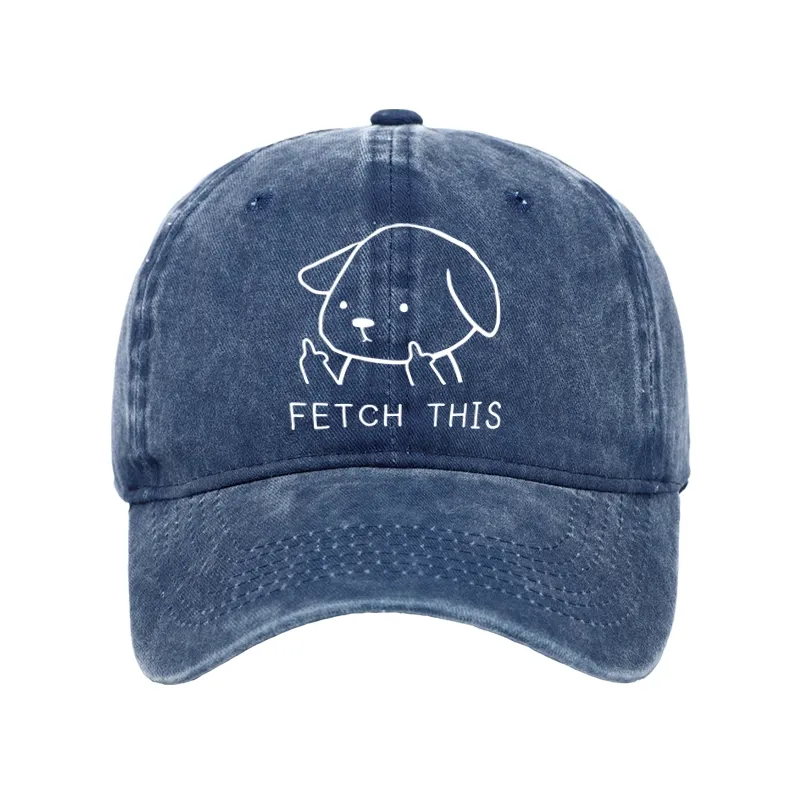Tokyo-Tiger Fetch This Dog Washed Cap