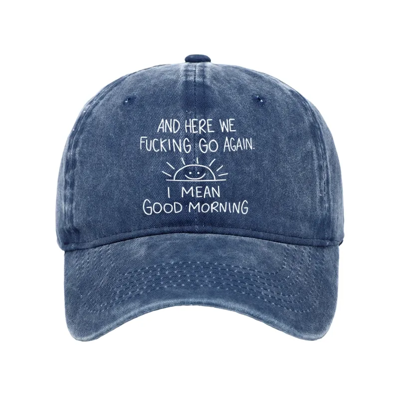 [Tokyo-Tiger Different Meanings Of "Good Morning" Washed Cap