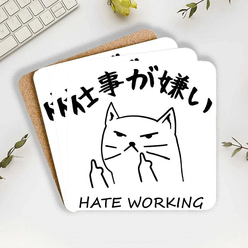 Tokyo-Tiger A Cat That Hates Work Coaster-tokyo-tiger
