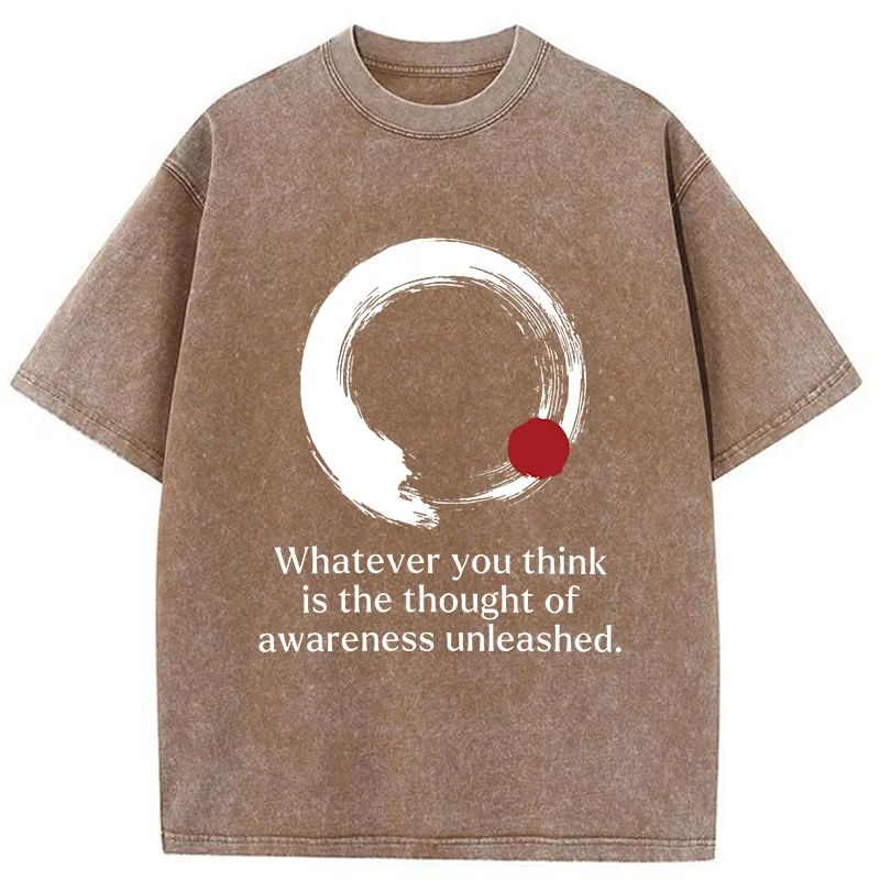 Tokyo-Tiger Zen Thought Washed T-Shirt