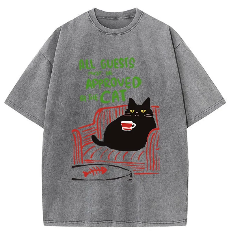 Tokyo-Tiger Cat Is The Master Of The House Washed T-Shirt