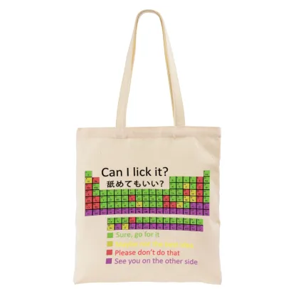 Tokyo-Tiger Can I Lick It Tote Bag