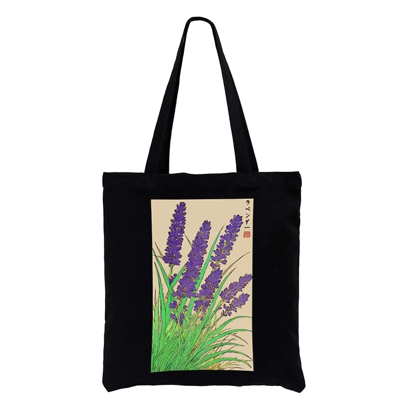 Tokyo-Tiger Japanese Lavender Tote Bag