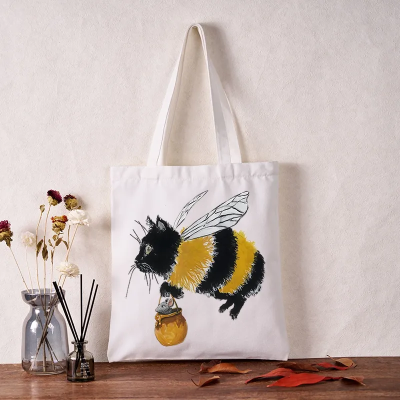 Tokyo-Tiger Catbee Funny Tote Bag