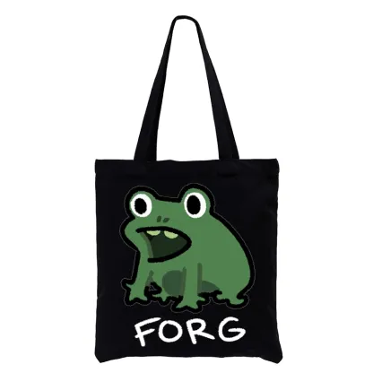 Tokyo-Tiger Funny Forg Japan Tote Bag