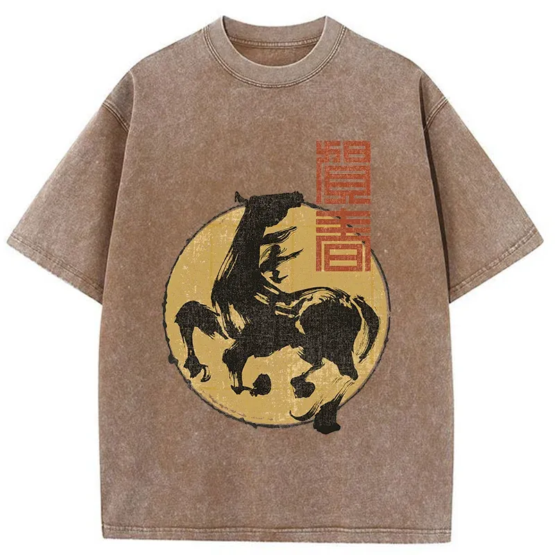 Tokyo-Tiger 2026 Year Of The Horse Washed T-Shirt