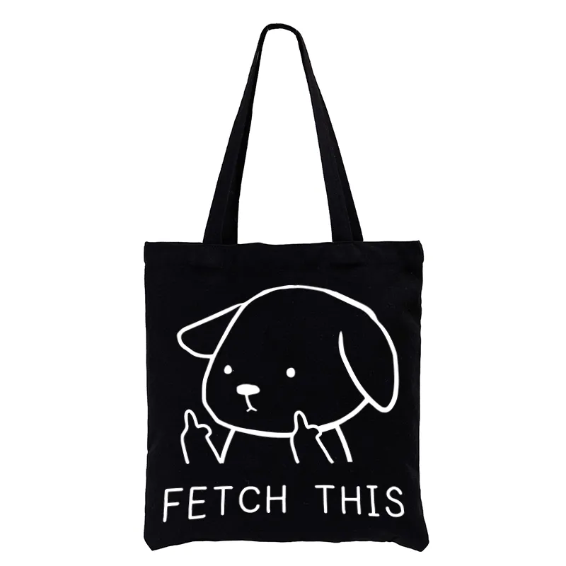 Tokyo-Tiger Fetch This Dog Tote Bag