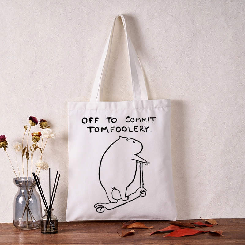 Tokyo-Tiger Capybara Is Ready To Do Something Bad Tote Bag