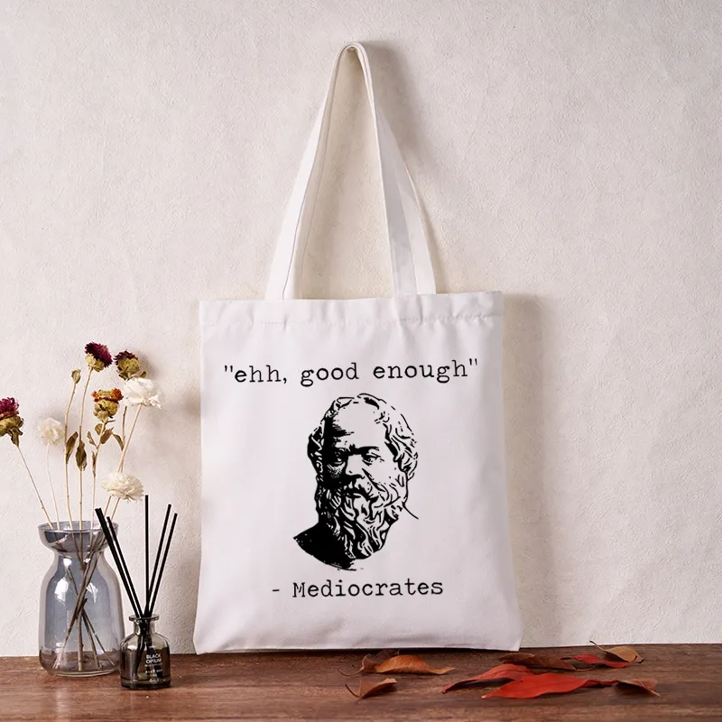 Tokyo-Tiger Mediocrates Meme Tote Bag