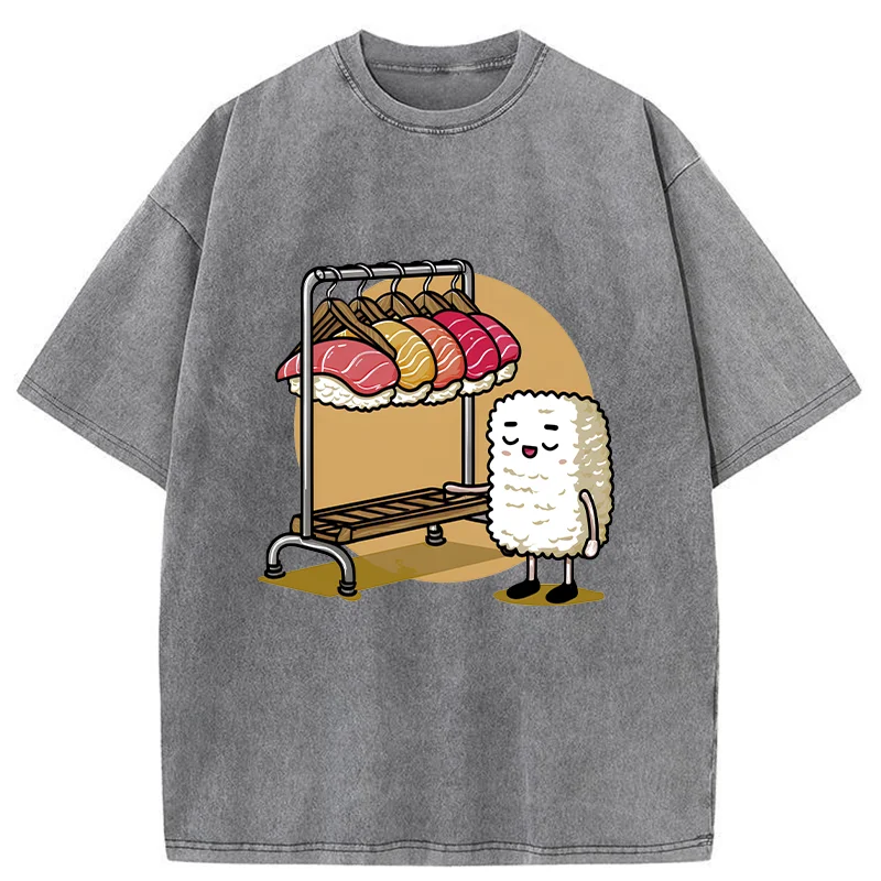 Tokyo-Tiger Sushi Selection Hat Washed T-Shirt