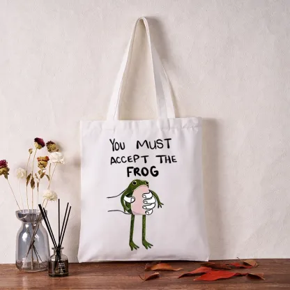 Tokyo-Tiger Accept This Frog Tote Bag