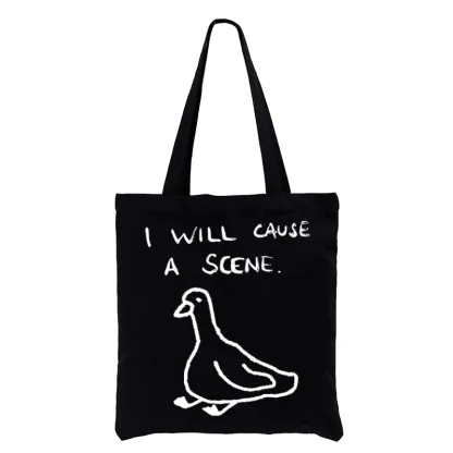 Tokyo-Tiger Stupid Goose Funny Japan Retro Tote Bag