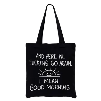 Tokyo-Tiger Different Meanings Of "Good Morning" Tote Bag