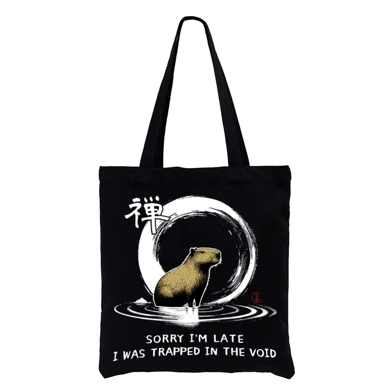 Tokyo-Tiger Zen Capybara Was Trapped In The Void Tote Bag