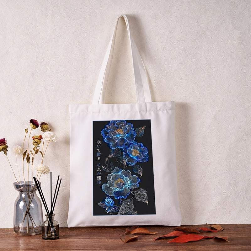 Tokyo-Tiger The Sea Of Flowers In The Darkness Tote Bag