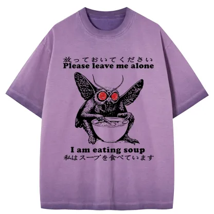 Tokyo-Tiger Don't Bother The Mothman Gradient Washed T-Shirt
