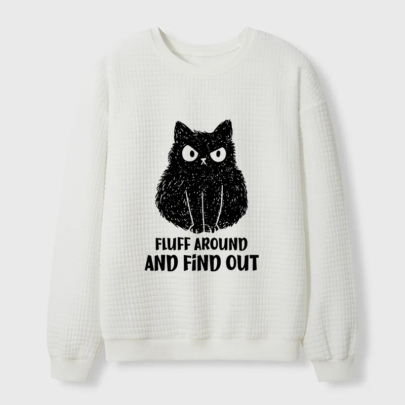 Tokyo-Tiger Consequences Of Fooling Around Waffle Sweatshirt