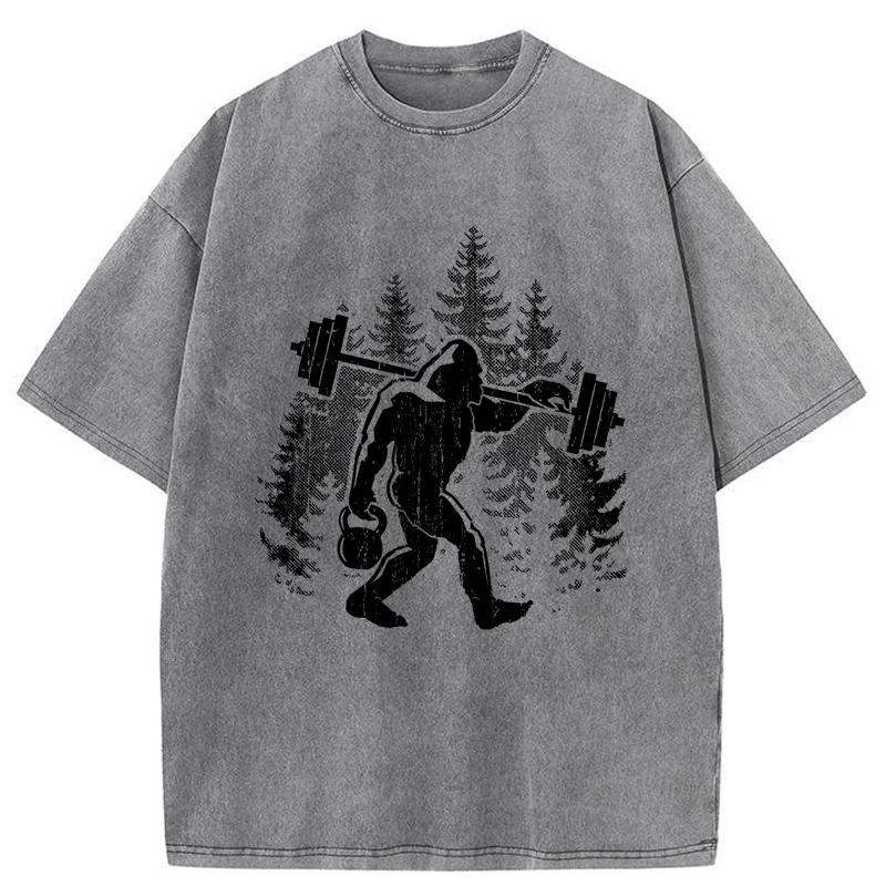 Tokyo-Tiger Bigfoot Workout Washed T-Shirt