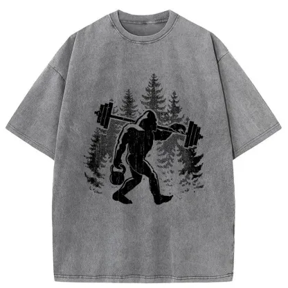 Tokyo-Tiger Bigfoot Workout Washed T-Shirt