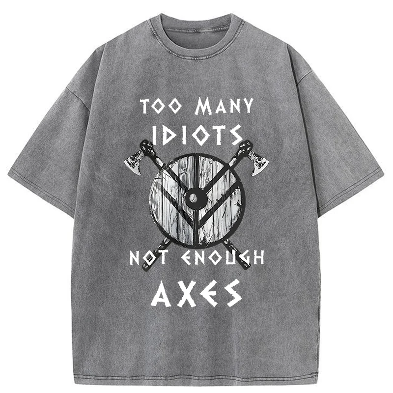 Tokyo-Tiger Viking Quotes Meme Washed T-Shirt