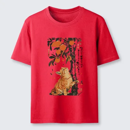 Tokyo-Tiger Orange Cat Wants To Eat Oranges Classic T-Shirt
