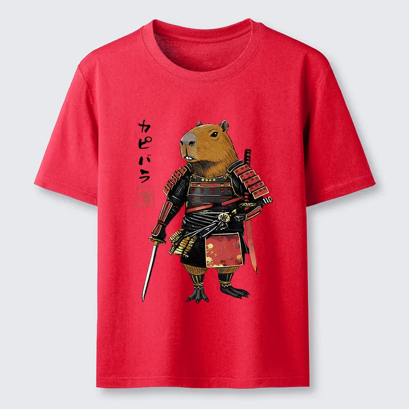 Tokyo-Tiger Capybara Samurai Wearing Armor Classic T-Shirt