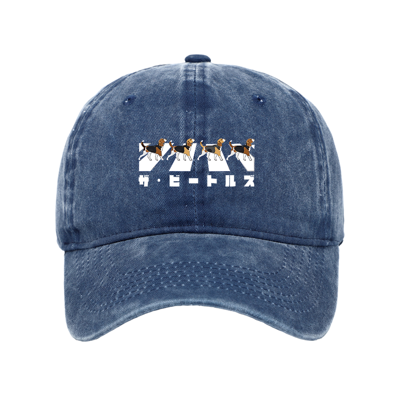 Tokyo-Tiger Walking Beagles Washed Cap