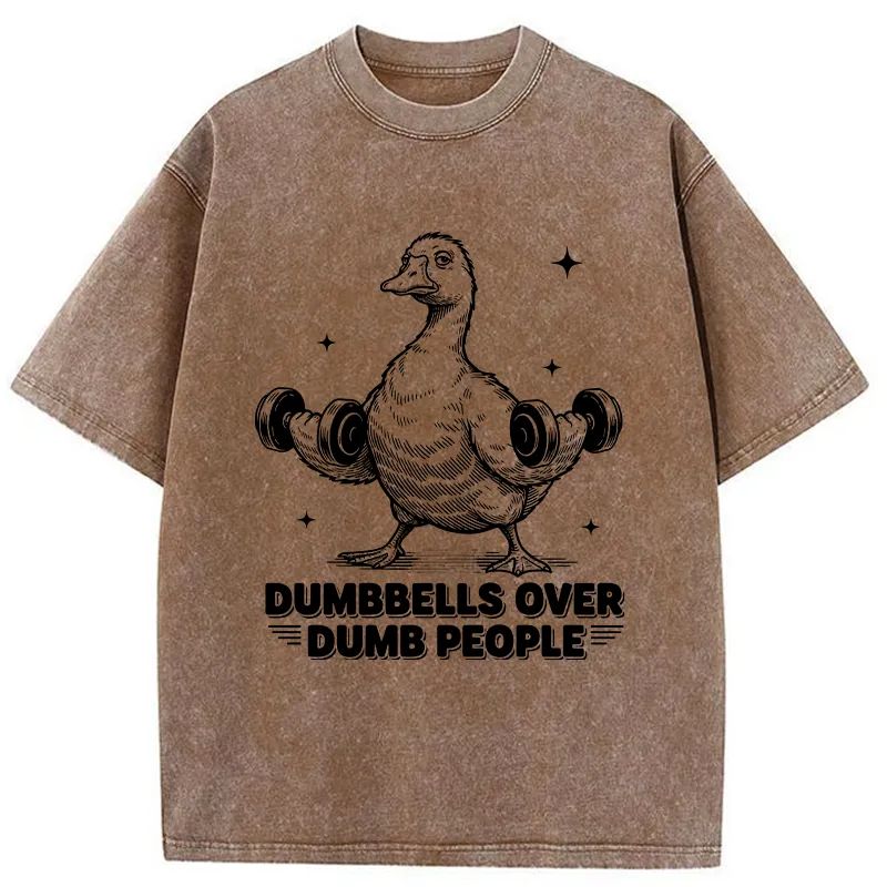 Tokyo-Tiger Goose That Works Out Washed T-Shirt