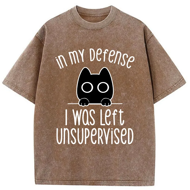 Tokyo-Tiger Defending Cat Funny Washed T-Shirt Sale