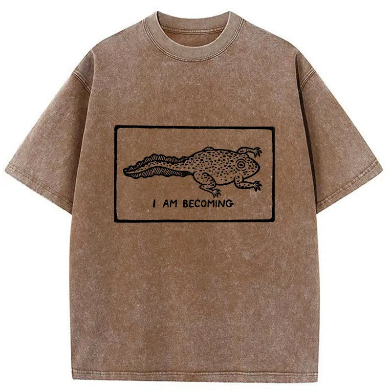 Tokyo-Tiger I Am Evolving Washed T-Shirt