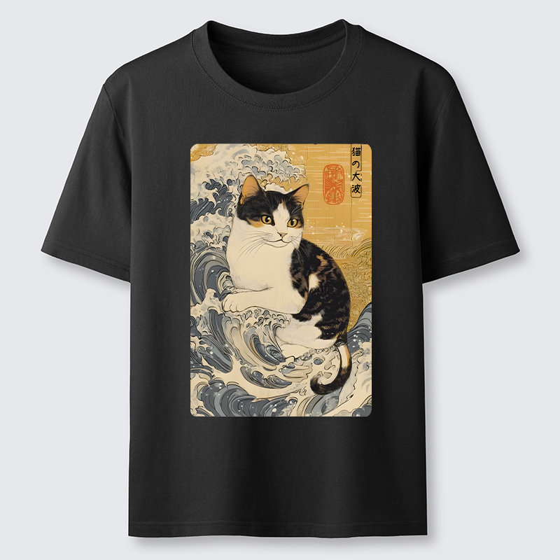 Tokyo-Tiger Surfing Cat Classic T-Shirt