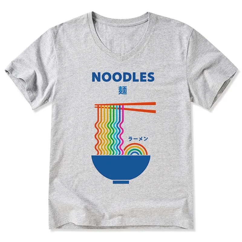 Tokyo-Tiger Rainbow Ramen V-Neck Classic T-Shirt